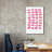 Epic Graffiti 'Kiss Me Quick Pink' by Mercedes Lopez Charro Canvas Wall Art-109177182