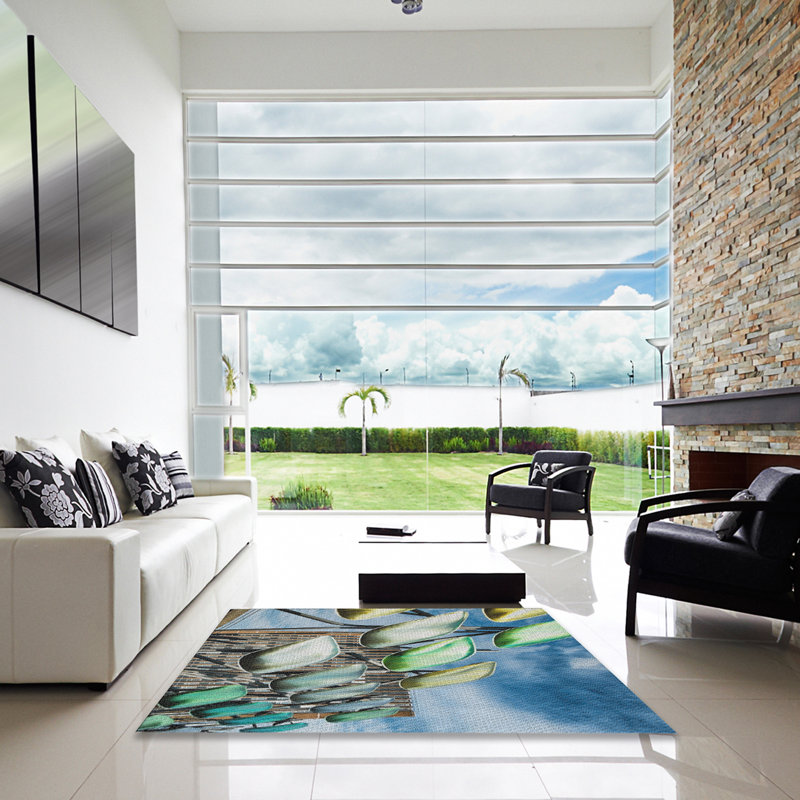 Tapis bleu, Carré 6 pi
