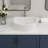 15" L x 13" W Bathroom Vessel Sink White Ceramic Bathroom Sink U-Shaped Above Counter Bathroom Vanity Sink