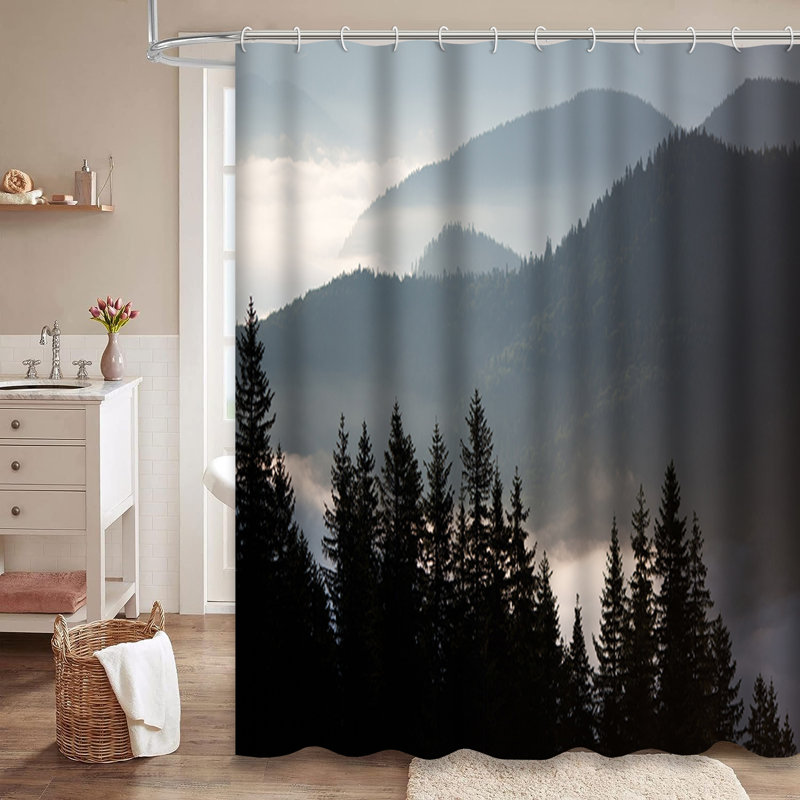 Rideau de douche Sunbeam Summer Morning, L 72 po x l 72 po