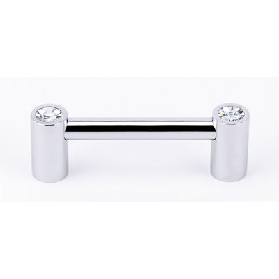Swarovski Crystal 3 1/2" Center to Center Bar Pull