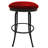 Swivel Upholstered Counter Stool with Metal Frame-48366674-48366677-27796883