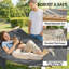 Outsunny Double Hammock 2-Person Extra Large 200 x 140 cm Grey