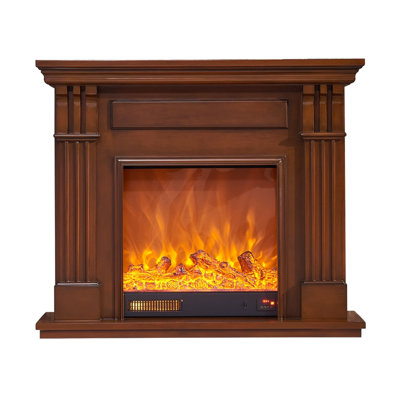 American-style heating simulated flame electric fireplace