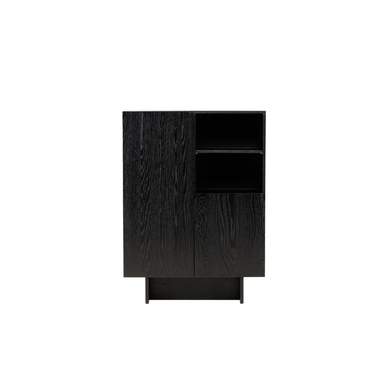 Farbourgh Rectangle Accent Cabinet, Black