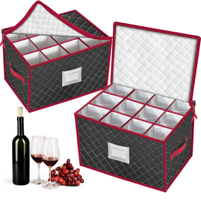 Fabric Stemware Storage