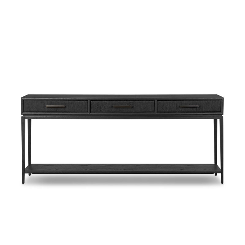 ROSENELL 78'' W Console Table, Black