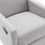 Fauteuil inclinable et pivotant rembourré