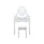 Agoritsa Dressing Table with Mirror