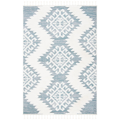 Moroccan Tassel Shag Performance Southwestern Rug