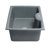34.63'' L Single Bowl Granite Kitchen Sink-36904159