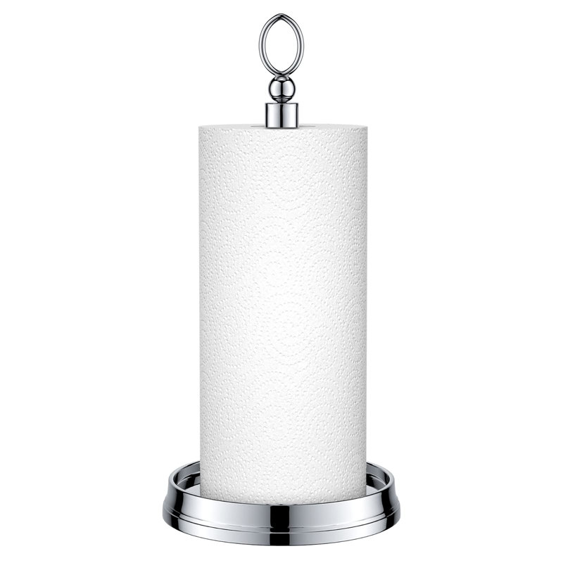 Porte-serviettes en papier, Chrome poli