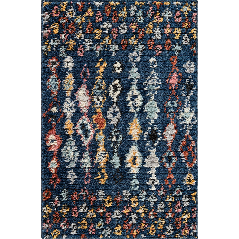 Victorville Abstract Indoor Rug, Rectangle 2'2" x 3'