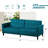 Wallasse 78'' Velvet Reclining Sleeper Sofa-910448307