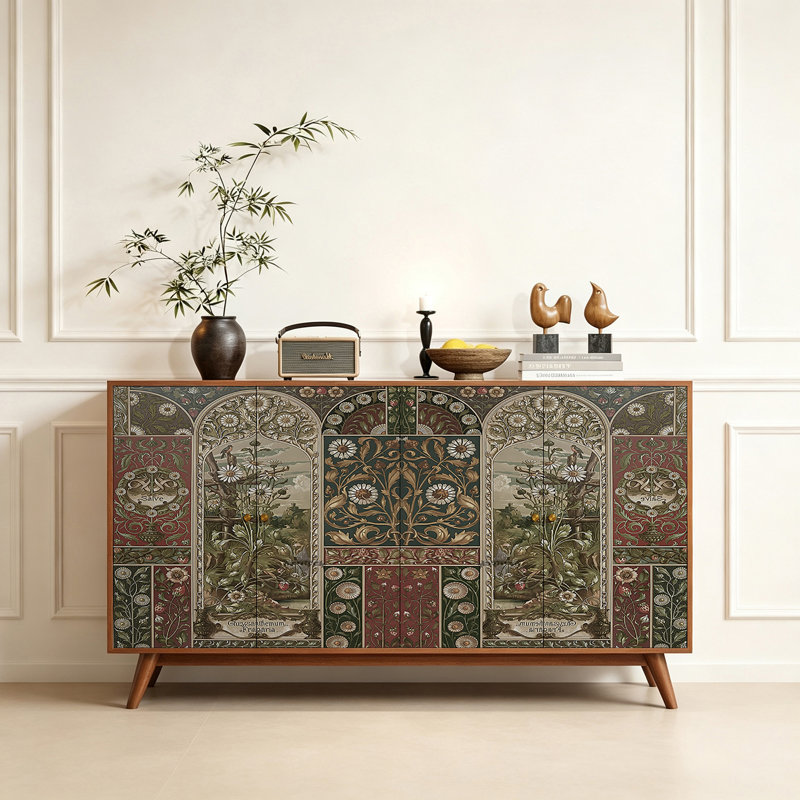 Retro style decorative universal sideboard cabinet