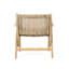 Chaises d'extérieur de style transitionnel (de 2) - Brun et bois 2 pièces avec surface