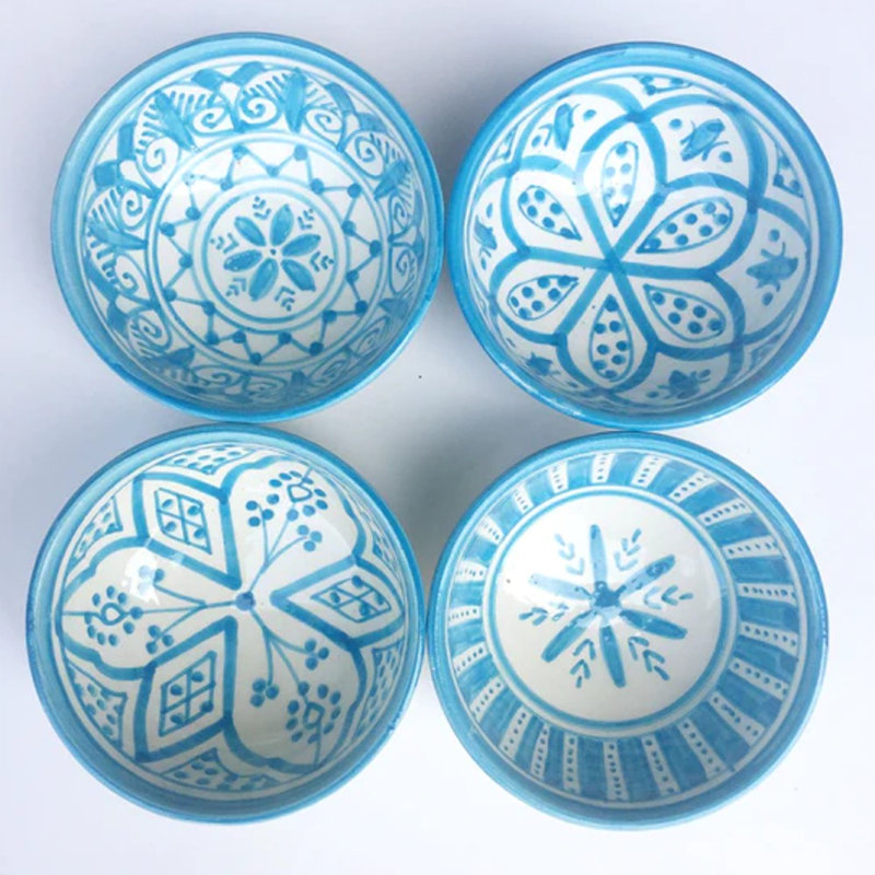 Ensemble de bols 4 pièces, Turquoise