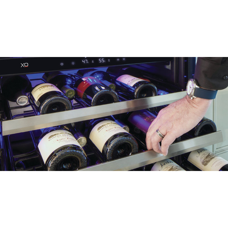 XO Appliance Dual Zone 23.875'' 46 Bottle Wine Refrigerator