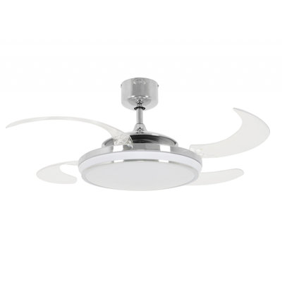 122 cm LED-Deckenventilator Adilene mit Fernbedienung