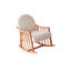 Bina Velvet Swivel Wingback Chair