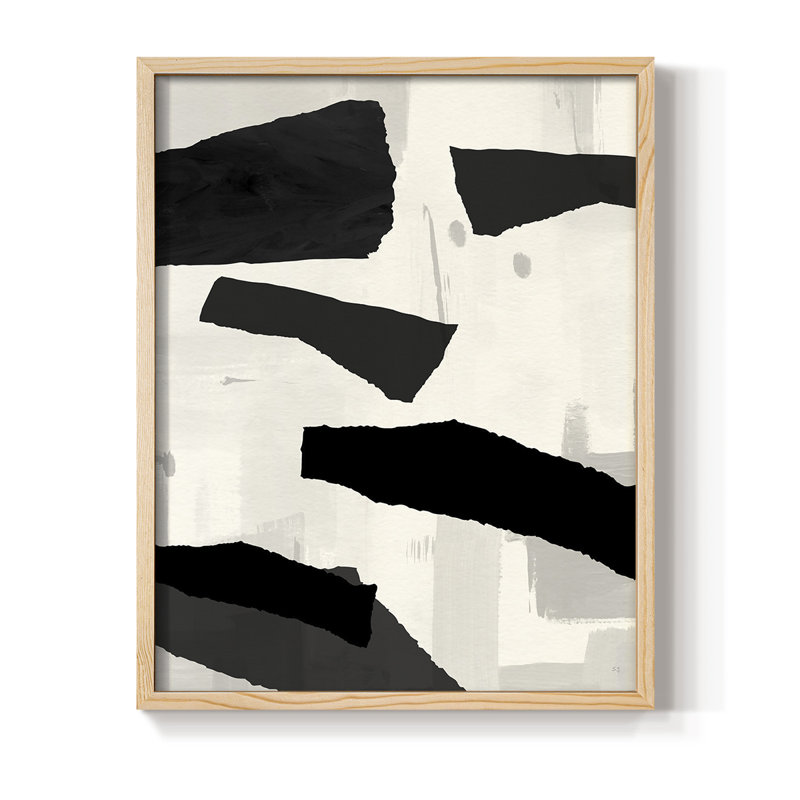 Mountain Paths II Framed Print - Solid Wood, 11" H x 9" W
