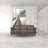 Malaga Taupe Leather Sofa (Assembled)