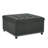 30" Square Tufted Storage Ottoman With Nailhead Trim, Upholstered Cocktail Ottoman With Hidden Storage - Dark Gray-1344299146