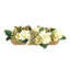 Fall Centerpiece with Hydrangeas and Magnolia Leaves