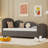Dark Gray Twin Size Daybed With Velvet Upholstery And Storage Function Modern Upholstered Practical Compartment -