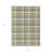 HomeRoots 3' X 5' Gray Yellow And White Plaid Washable Indoor Outdoor Area Rug