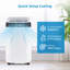 10000 BTU Portable Air Conditioner with Remote for Room