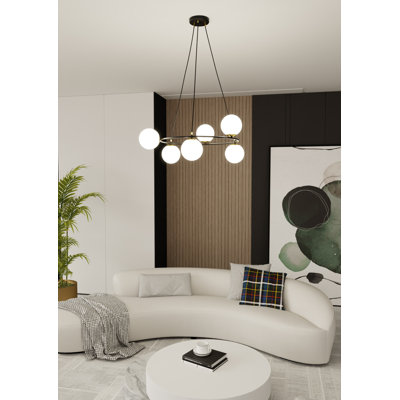 Odin 6 - Light Waggon Wheel Chandelier