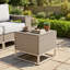 Ensemble de conversation modulaire d'extérieur 6 pièces pour patio avec tables d'appoint encastrées de 7,7 po de largeur, siège profond, osier en PEHD et table basse-129058245-129058246