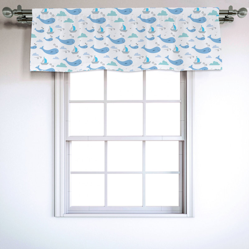 Sateen Ruffled Window Valance