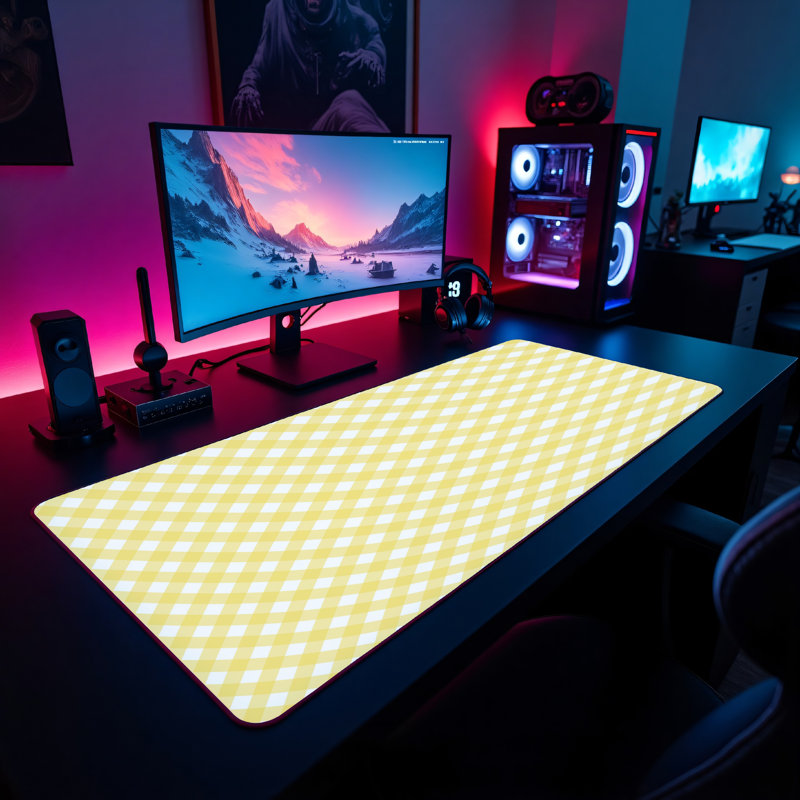 Polyester Desk Pad, 14.4x12.1