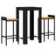 Laresca 40cm Solid Wood Bar Set-1747162777