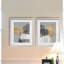 Ensemble de 2 reproductions d’art sur papier encadrée adjacentes