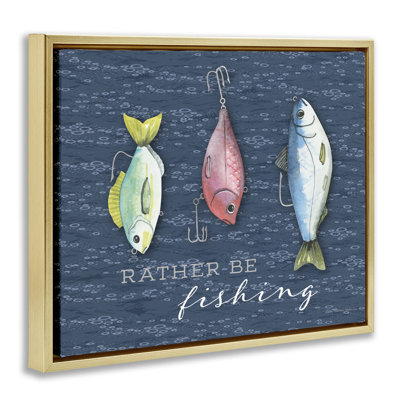 «Rather Be Fishing Floater», art mural par Holly Thomas Stein