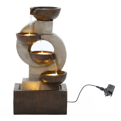  Charles Bentley Nile Cascading Water Feature - Mains Powered