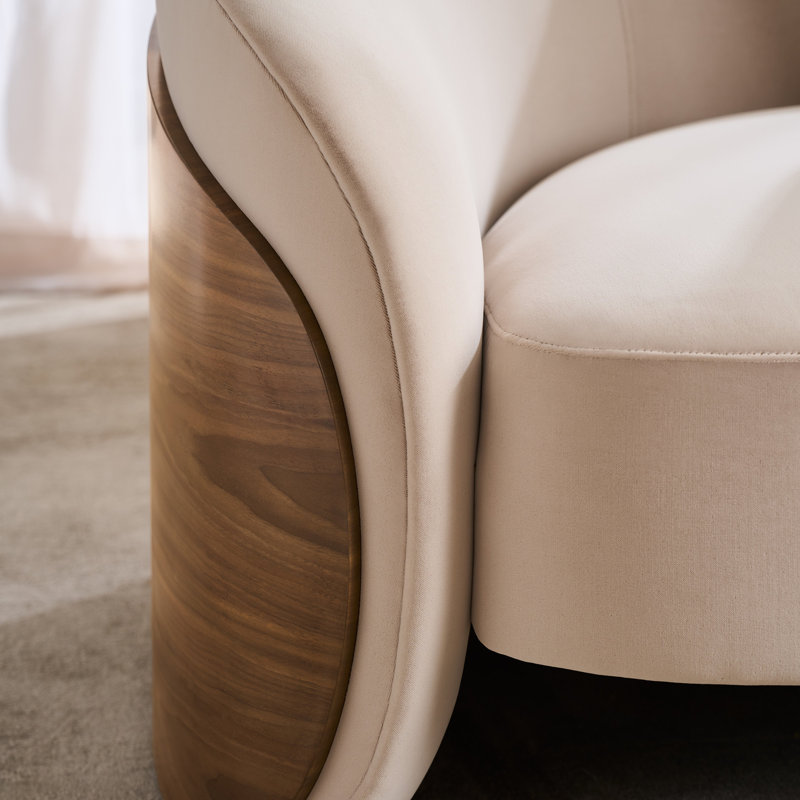 Fleur Wood Back Sofa
