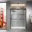 76 in. H Double Added Framed Shower Door with Clear Glass