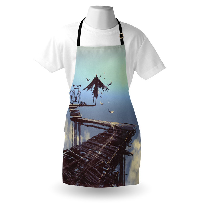 No Pattern Bib Apron