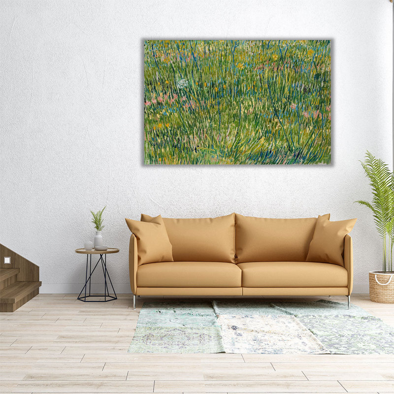Patch of Grass, 1887 - Canvas Print Wall Art, 20" H x 30" W