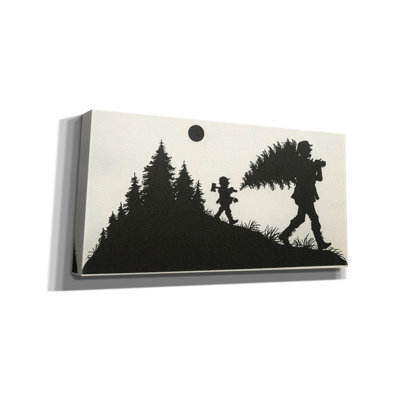«Bringing Home The Tree» par Tis the Season, art mural sur toile