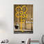 « yellow lines fleur peintre », reproduction d’impression sur toile tendue-27834680