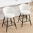25" Swivel Upholstered Counter Height Bar Stools-2083223552