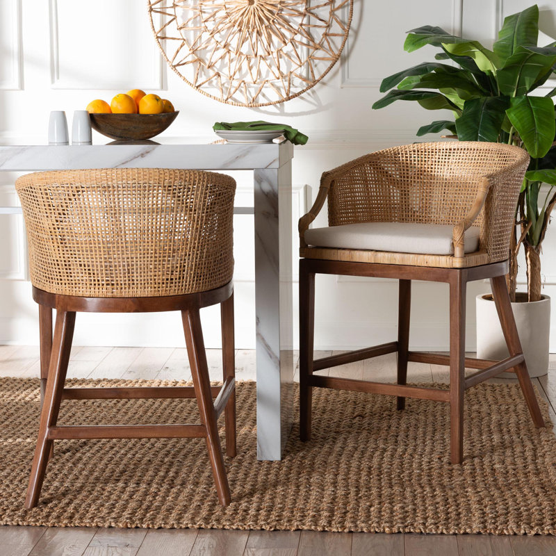 Ensemble de tabouret de comptoir 2 pièces Ceiran