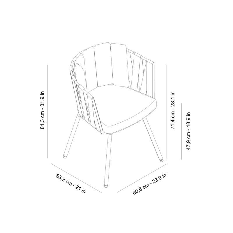 Anthea Outdoor Lounge Chair, Garnet