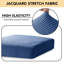 Housse pour causeuse à coussins carrés texturés-322053584