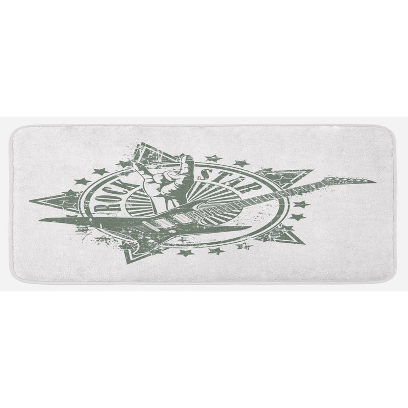 Tapis de cuisine guitare